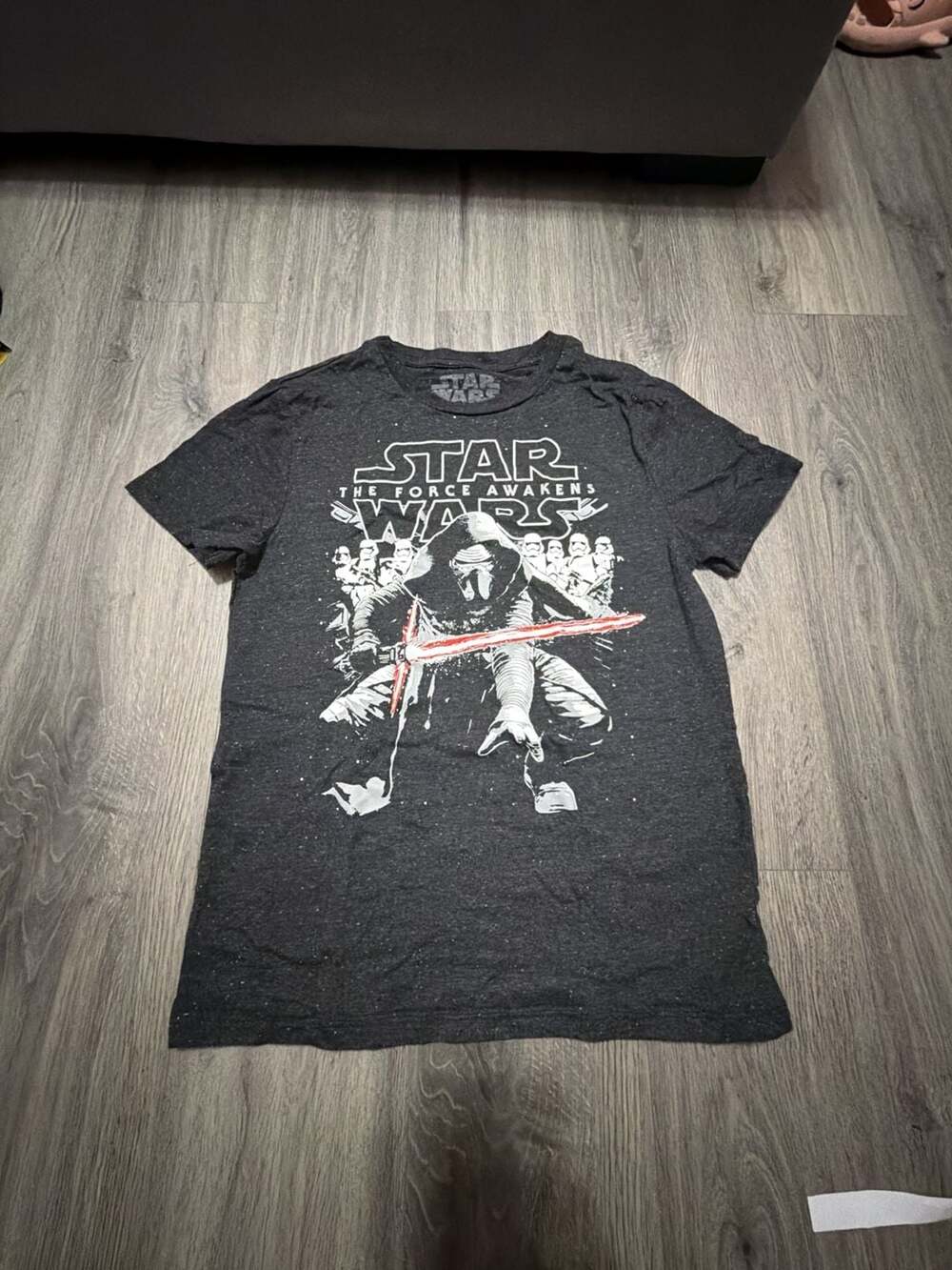 Star Wars The Force Awakens Kylo Ren Graphic T-Shirt Charcoal Heather